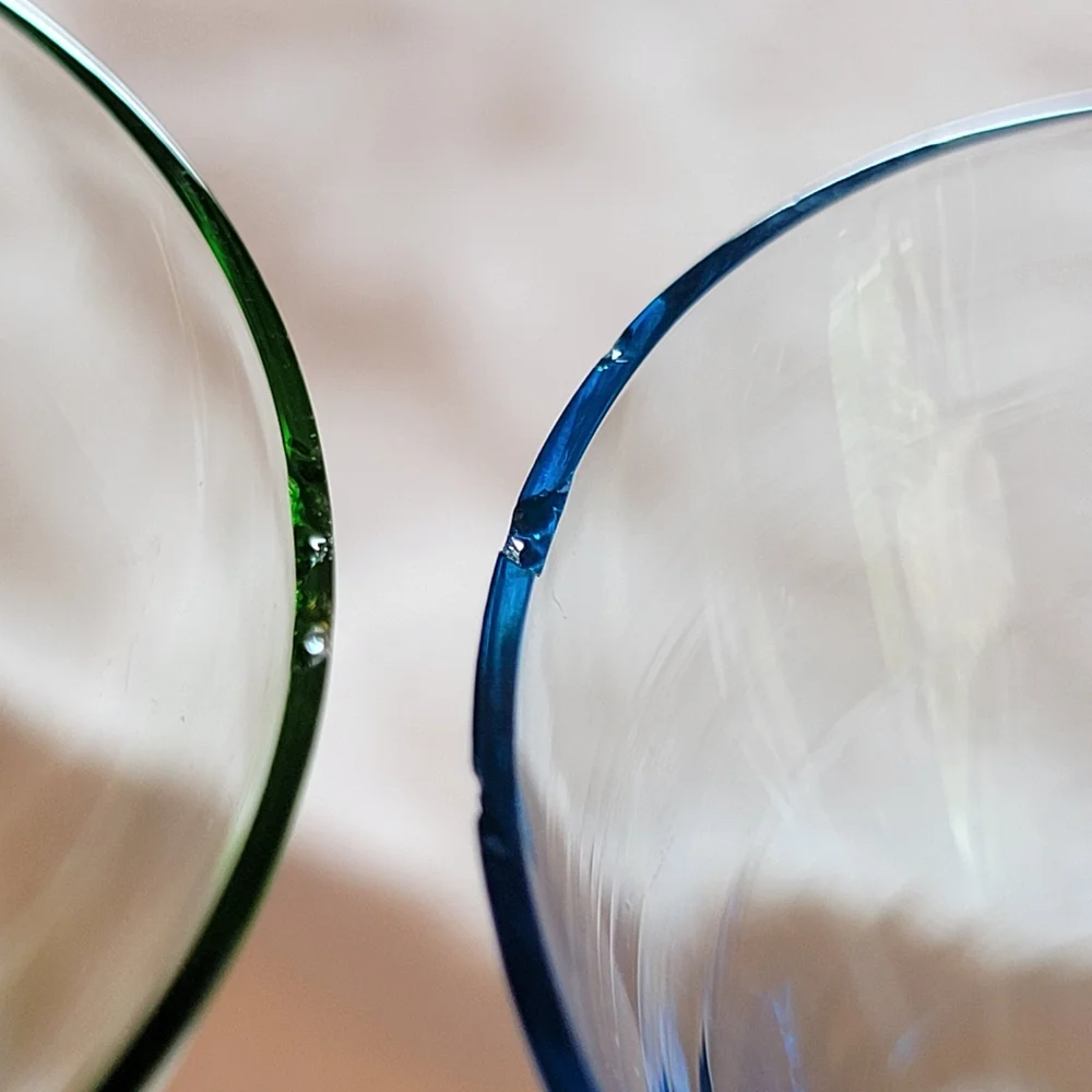 Cordial Glasses ~ Shot Glasses ~ Set of 4 (2 are chipped) FINAL PRICE ITEM!